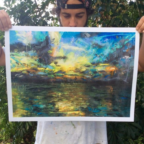 The Lagoon Limited to 100 ever made, signed and numbered. 18" x 24"