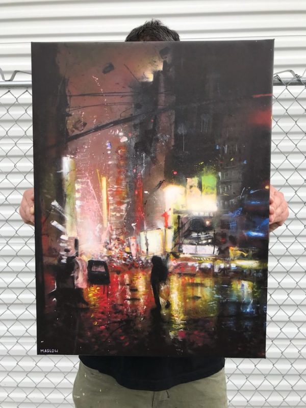 Traffic Open Edition Signed Print on Gallery Wrap stretched canvas